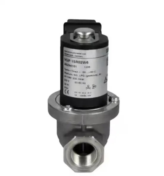 Factory Price OEM Kromschroder VGP15R02W6 Gas Solenoid Shut-off Control Valve RP1/2 230 Vac 200mbar Industrial Combustion Burner