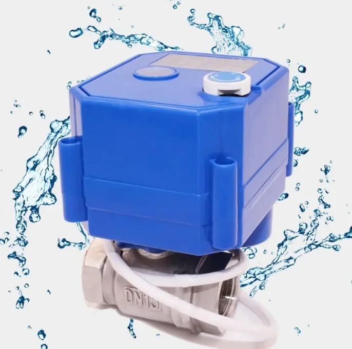 TOYI TOYI-25S Integrated Manual Electric Angle Control Valve SS304/Brass DN8~DN25 Water/Gas/Oil Valve OEM Customizable Smart