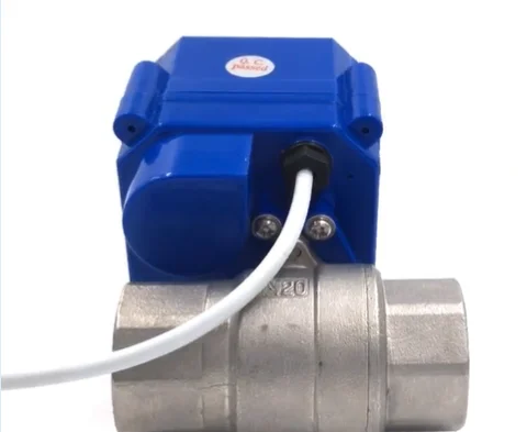 TOYI TOYI-25S Integrated Manual Electric Angle Control Valve SS304/Brass DN8~DN25 Water/Gas/Oil Valve OEM Customizable Smart