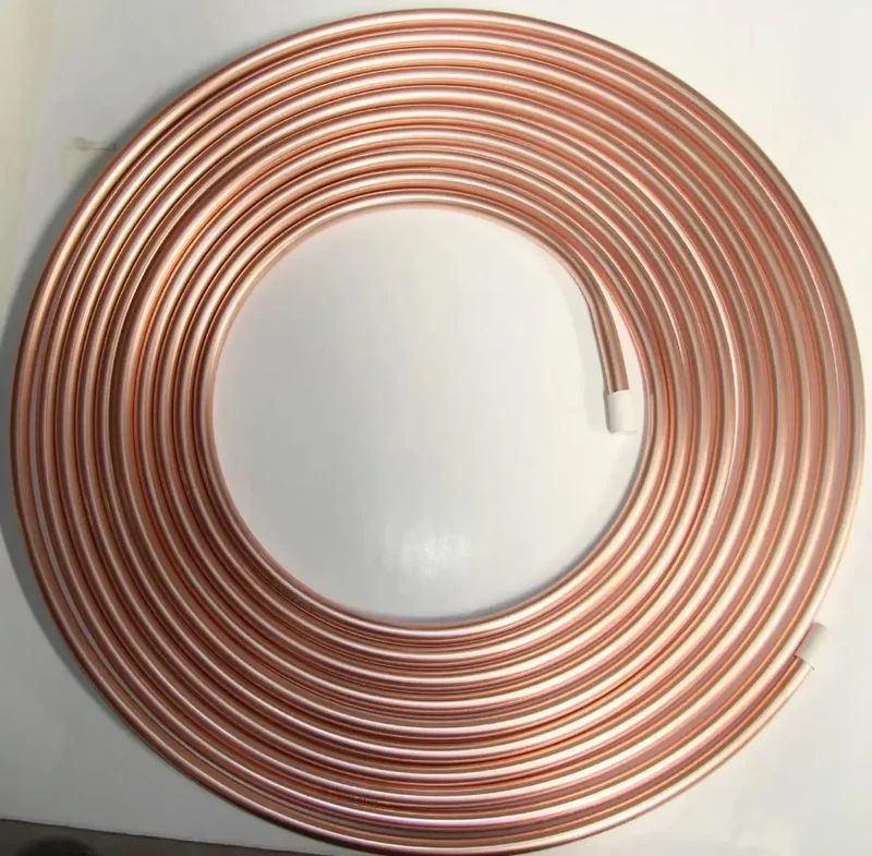 Pancake Design 3/4" (19mm) X 0.8mm HVAC Copper Tubes 15m for Air Conditioner & Refrigerator for Bending Cutting and Welding