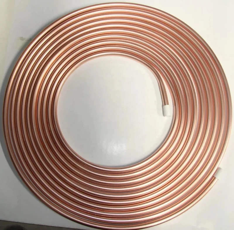 Pancake Design 3/4" (19mm) X 0.8mm HVAC Copper Tubes 15m for Air Conditioner & Refrigerator for Bending Cutting and Welding
