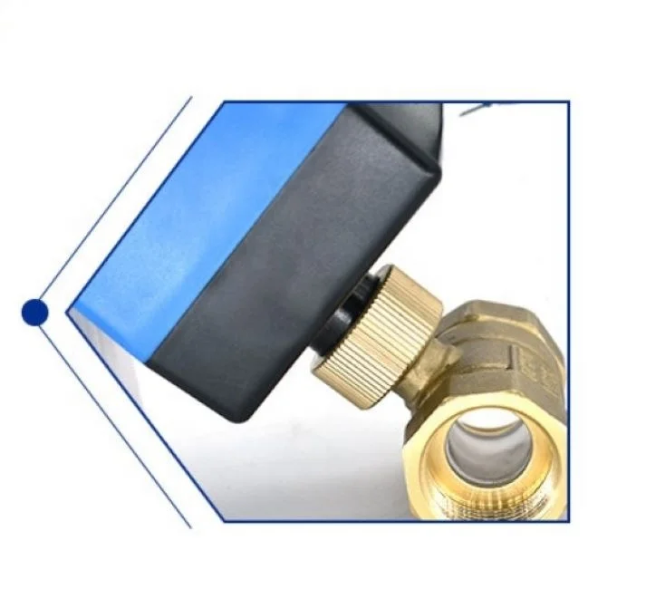 Motorized Ball Valve 220V 3 Wire 2 Point Control Brass Electric Ball Valve