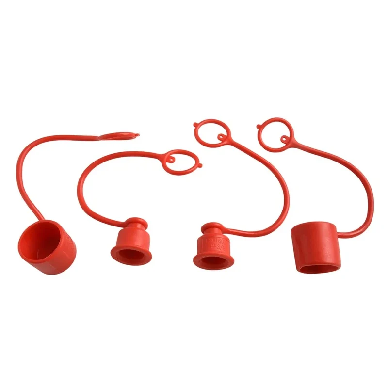 Plastic PVC Dust Cap for Flat Face Hydraulic Quick Coupler