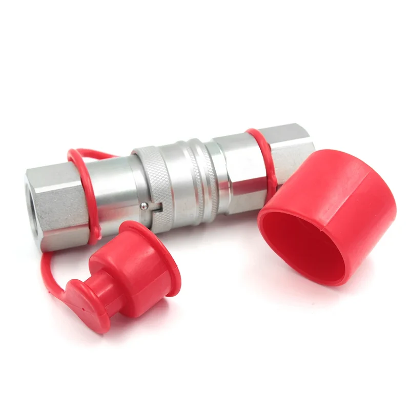 Plastic PVC Dust Cap for Flat Face Hydraulic Quick Coupler
