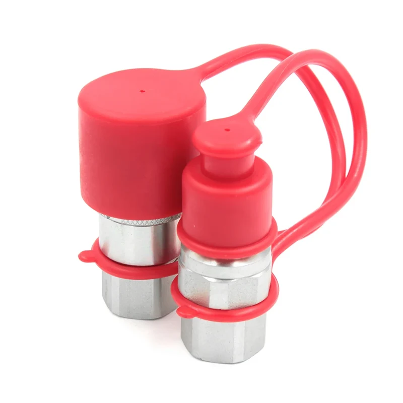Plastic PVC Dust Cap for Flat Face Hydraulic Quick Coupler