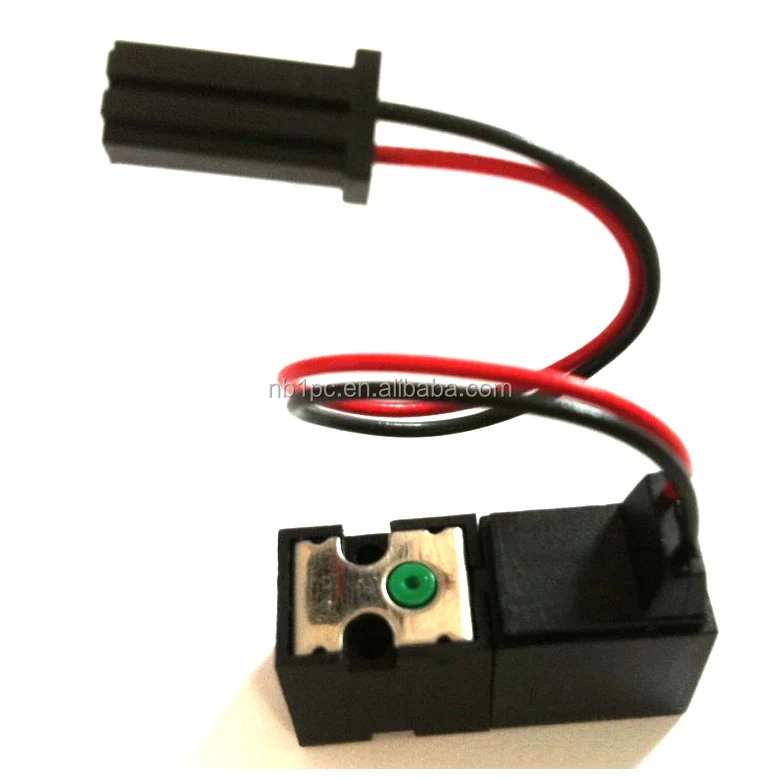Mini 10MM Solenoid Valve for Sock Machine Wire Connector Type DC6V Small Nylon Sock Pilot Structure Manual Power