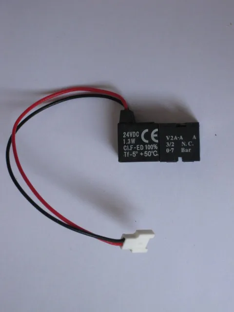 Mini 10MM Solenoid Valve for Sock Machine Wire Connector Type DC6V Small Nylon Sock Pilot Structure Manual Power