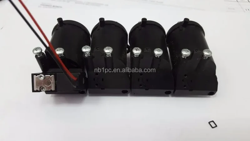 Mini 10MM Solenoid Valve for Sock Machine Wire Connector Type DC6V Small Nylon Sock Pilot Structure Manual Power
