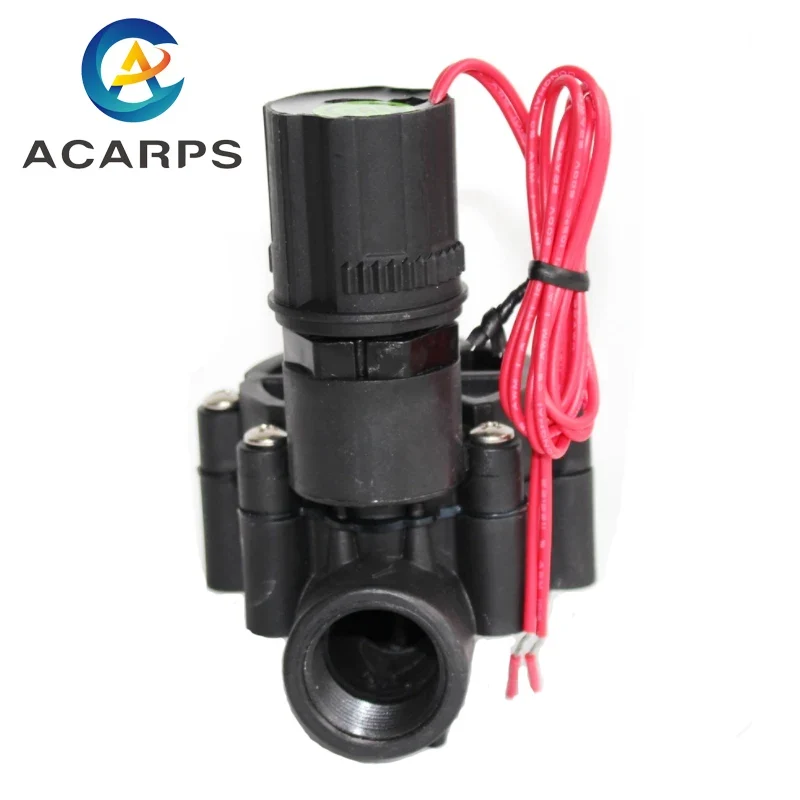 2-Way 3/8 Inch-1Inch Garden Plastic AC220V DC12V DC24V Latching Irrigation Solenoid Valve for Water Irrigation Flow Regulation