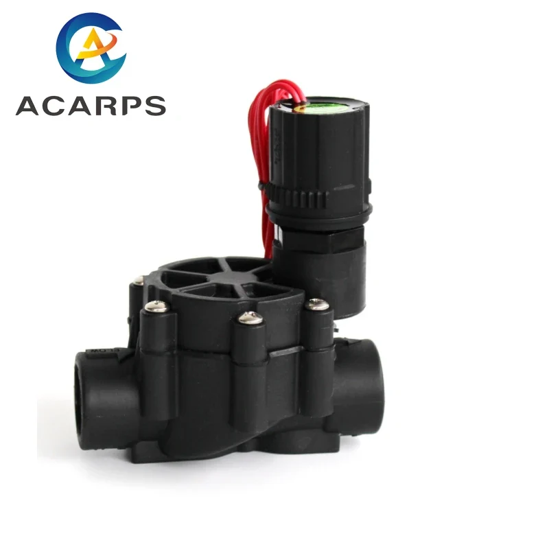 2-Way 3/8 Inch-1Inch Garden Plastic AC220V DC12V DC24V Latching Irrigation Solenoid Valve for Water Irrigation Flow Regulation