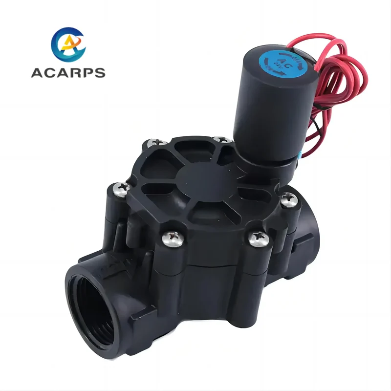 2-Way 3/8 Inch-1Inch Garden Plastic AC220V DC12V DC24V Latching Irrigation Solenoid Valve for Water Irrigation Flow Regulation