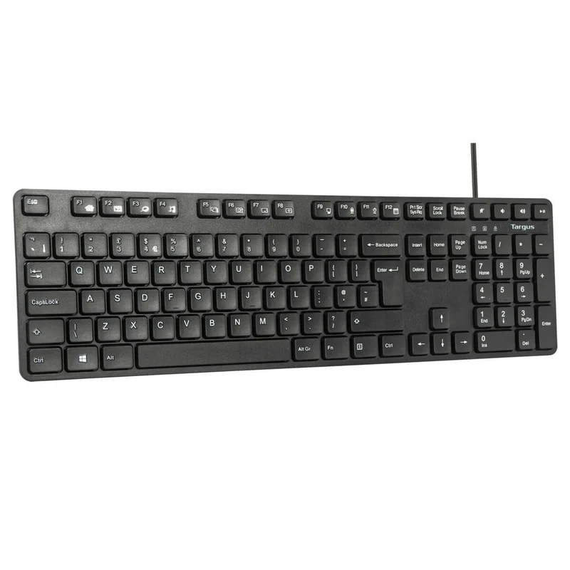 Kabelgebundene Tastatur-Maus-Kombination in voller Größe (Französisch)