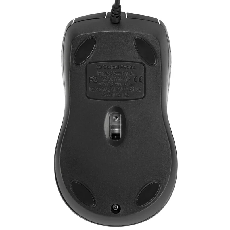 Kabelgebundene Tastatur-Maus-Kombination in voller Größe (Französisch)