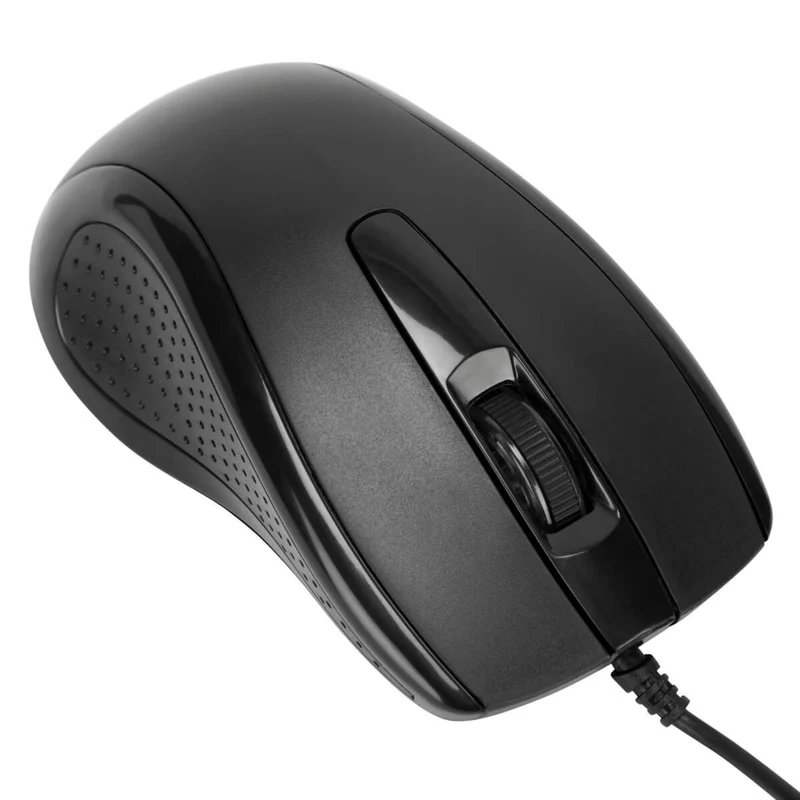 Kabelgebundene Tastatur-Maus-Kombination in voller Größe (Spanisch)