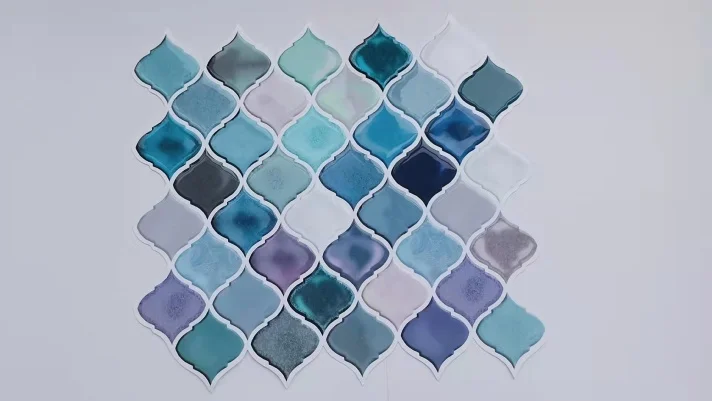 Modern Waterproof 3D Wall Sticker Peel and Stick Back Splashes for Kitchen Bathroom Home Decor IL-Proof Usage for Households