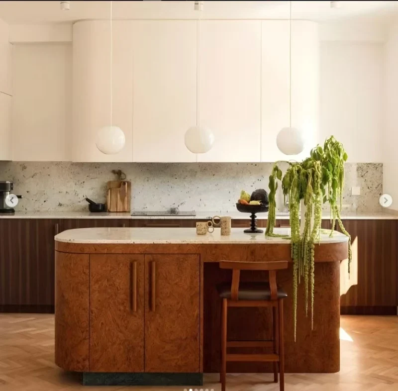 Engineered Wood Veneer Burl Hotel Furniture Door Bathroom & Kitchen Cabinet Villa