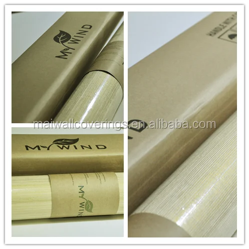 Mywind Free Sample Natural Aspen Gold Bottom Harvest Gold Luxury 100% Material 3D Design Home Decor Cork Wallcoverings