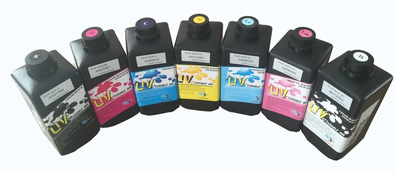 UV Ink ITINK for Ricoh G5 5S 6 Industrial Printhead URPH3 LED UV INK Hard Neutral Flexible Ink