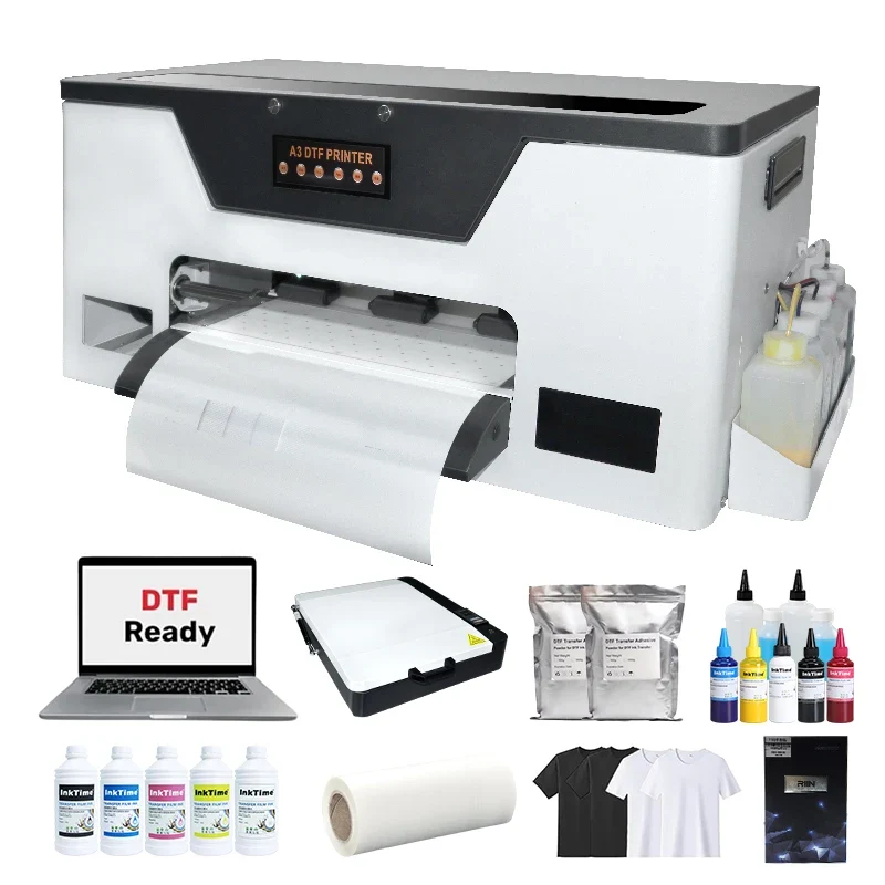 Best A3 DTF Printer 30cm New Condition PET Film Printing with Powder Shaking Machine