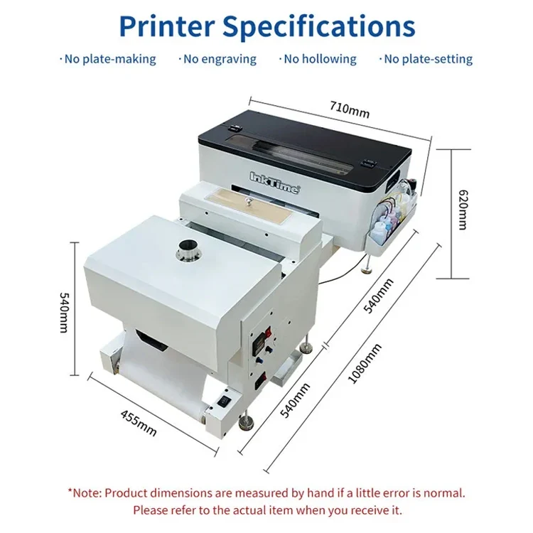 Best A3 DTF Printer 30cm New Condition PET Film Printing with Powder Shaking Machine
