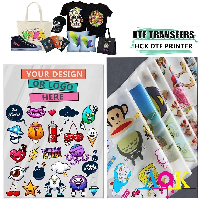 Digital Inkjet T-Shirt Printing Machine Heat Transfer Pet Film A3 Dtf Printer