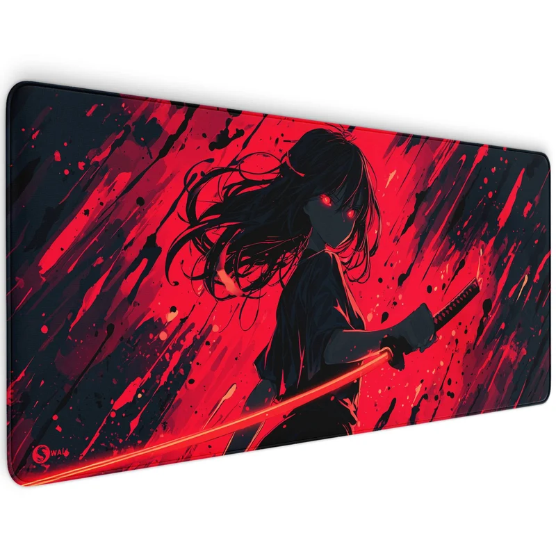 Gaming Mauspad XXL Katana Demon 90x40 | 80x30 | 45x40 cm 4mm Premiumdicke