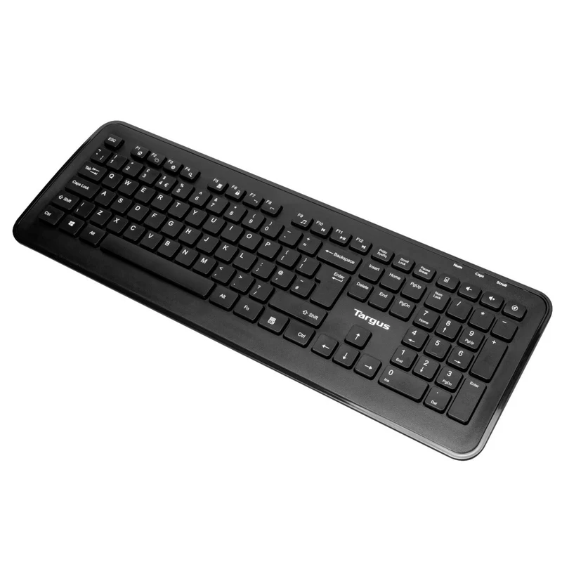 Kabellose Tastatur-Maus-Kombination in voller Größe - Schwarz (UK)