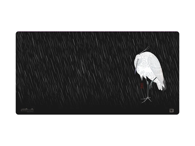 Reiher im Regen
