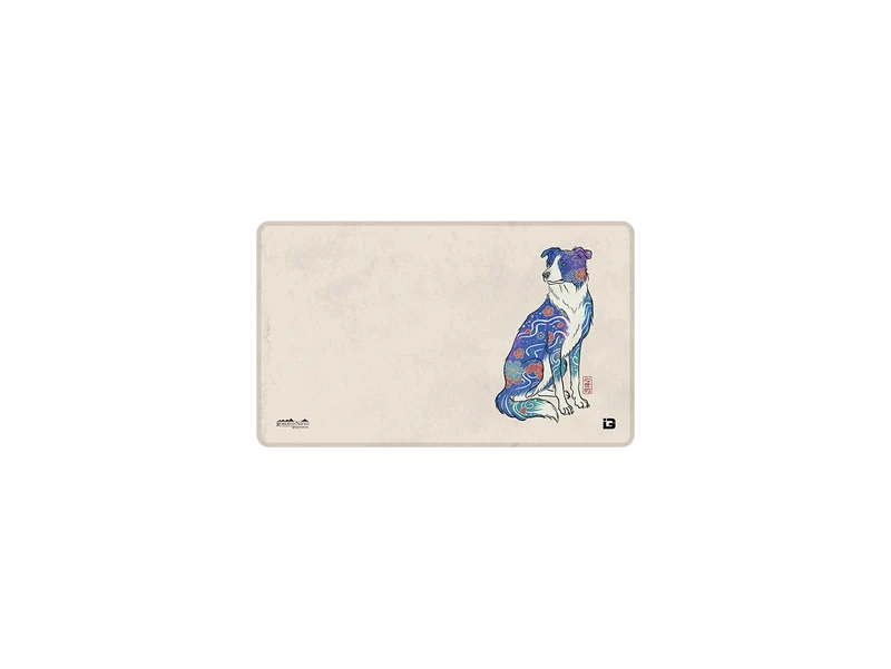 Floral Border Collie