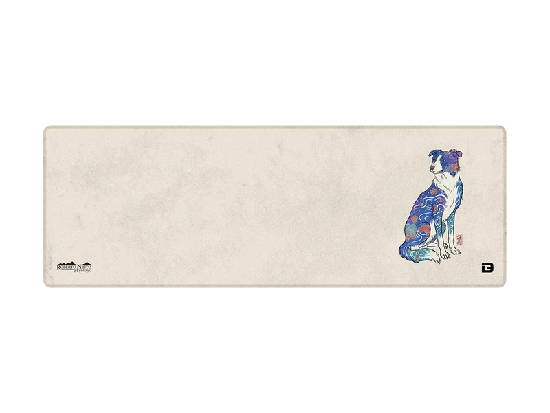 Floral Border Collie
