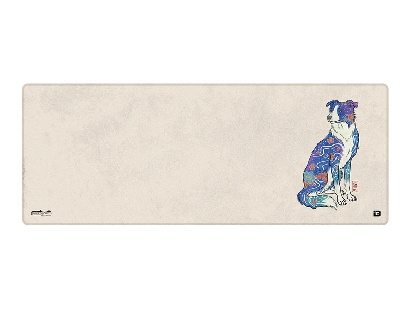 Floral Border Collie