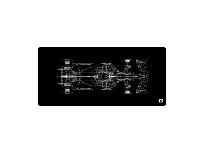 Rennwagen-Skizze