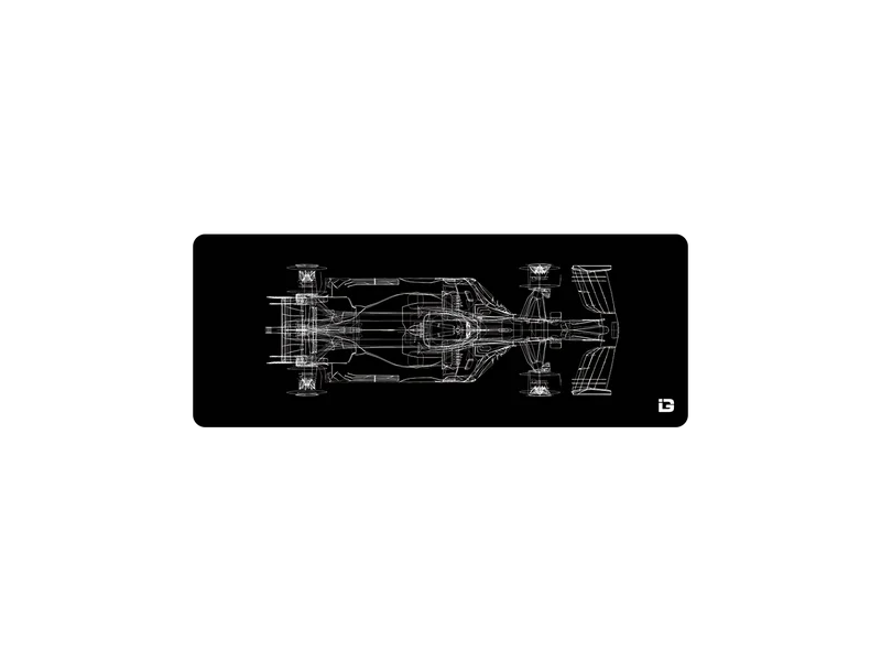 Rennwagen-Skizze