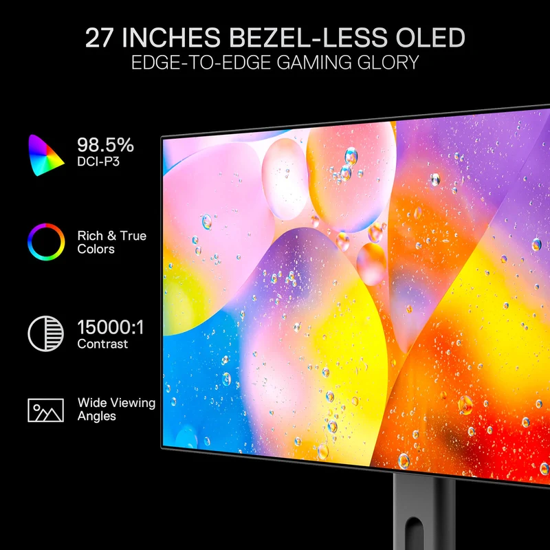 REBELLION GM27 27" OLED Flat Gaming Monitor