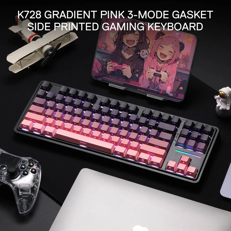 ANTONIUM K728 PRO (Side Printed PBT Keycaps)