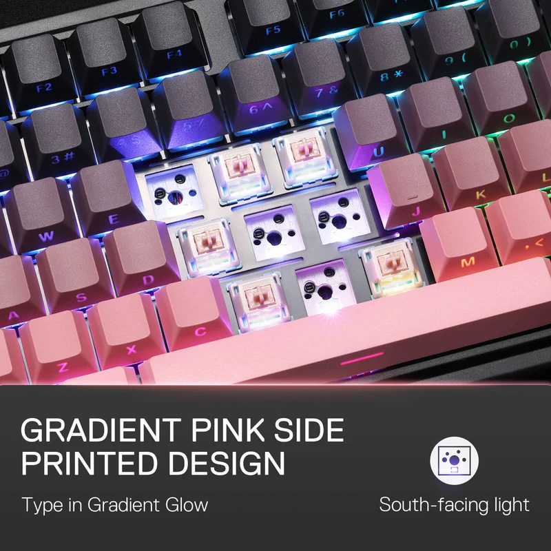ANTONIUM K728 PRO (Side Printed PBT Keycaps)