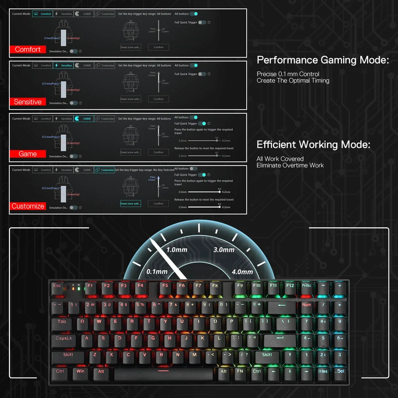 NEPHRITE K736 PRO (Magnetic Hall Effect Keyboard)