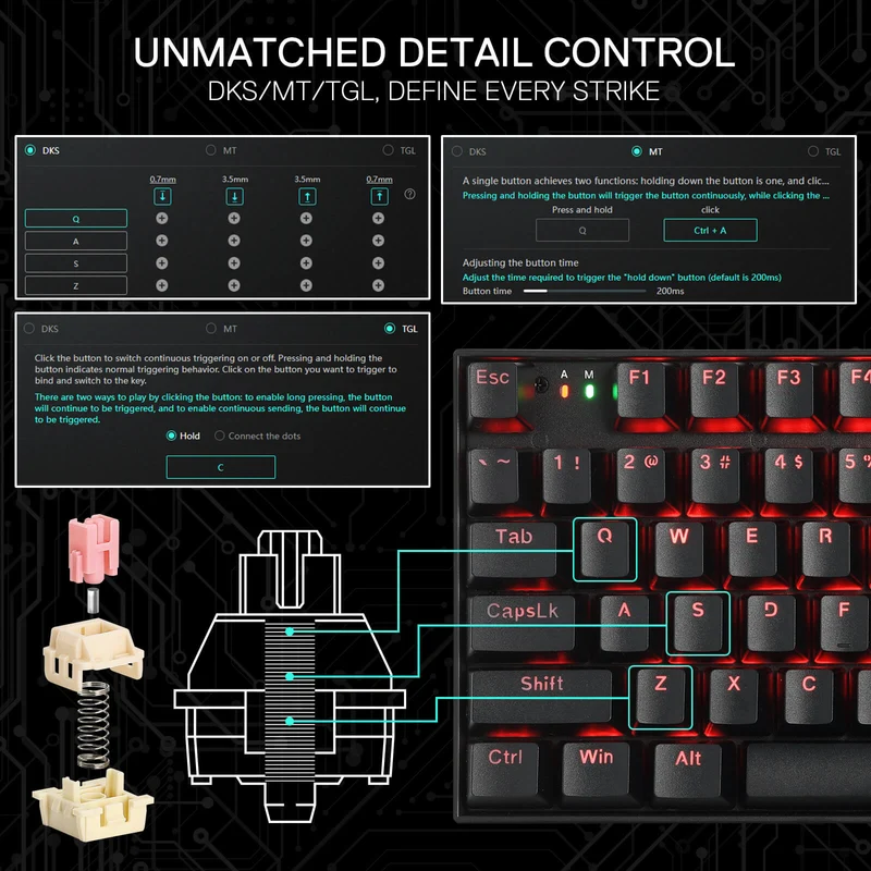 NEPHRITE K736 PRO (Magnetic Hall Effect Keyboard)