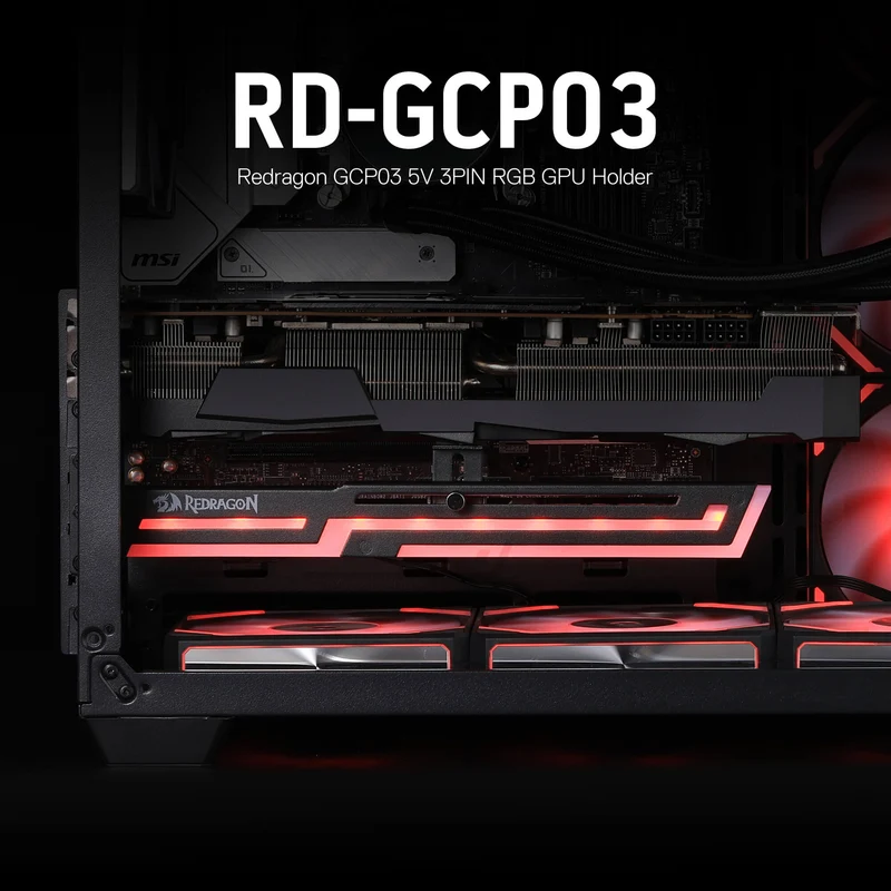 GCP03 ARGB GPU Support Bracket
