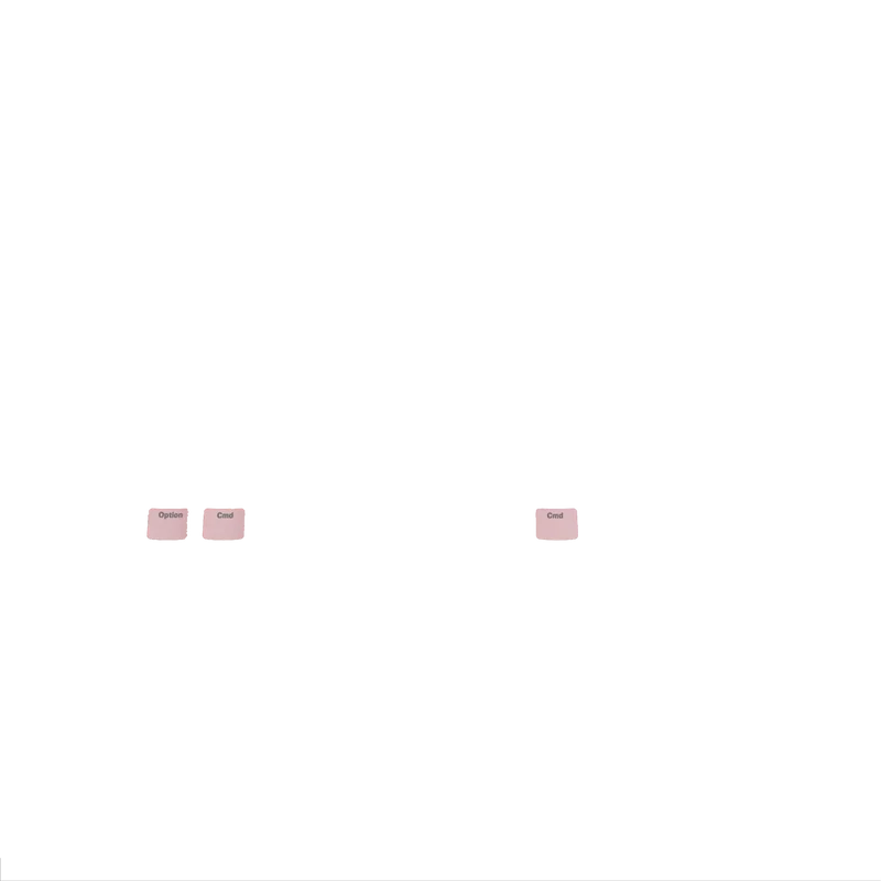 Keycaps Basics Potion Pink US