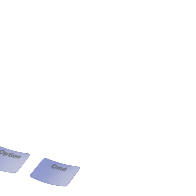 Keycaps Basics Mana Blue US