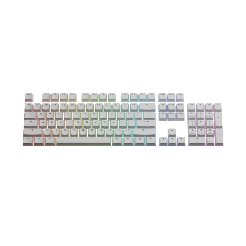 Keycaps Basics Classic White US