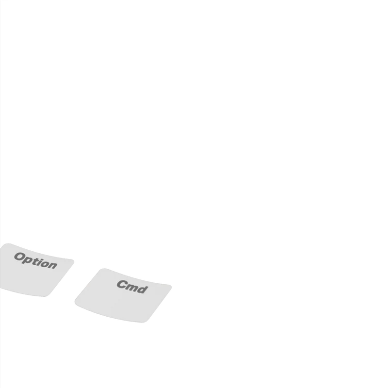 Keycaps Basics Classic White US