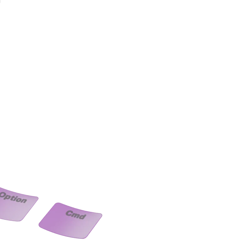 Keycaps Basics Epic Purple US