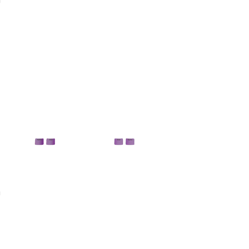 Keycaps Basics Epic Purple US