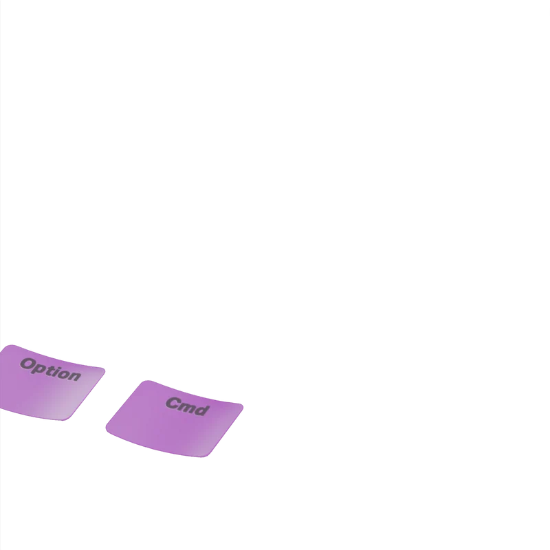 Keycaps Basics Epic Purple US