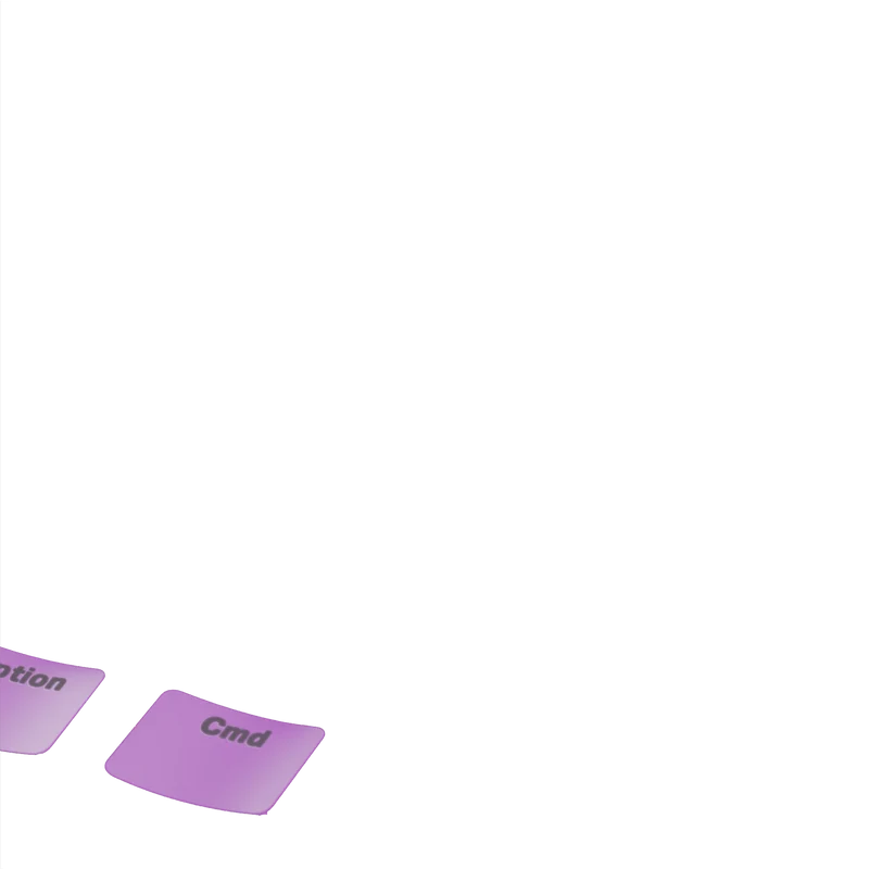 Keycaps Basics Epic Purple US