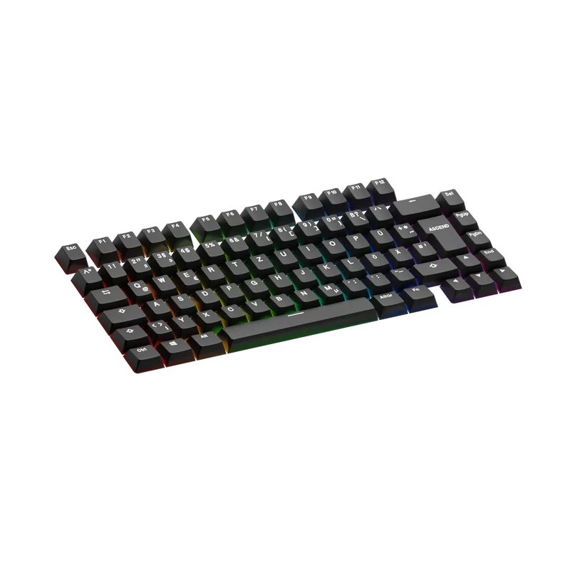 Keycaps Basics Classic Black DE