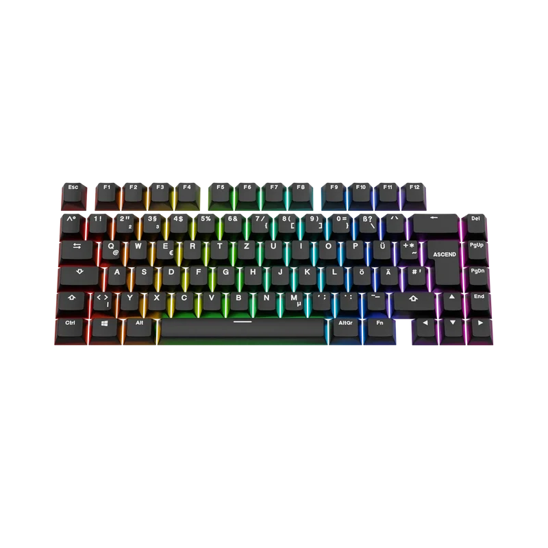 Keycaps Basics Classic Black DE