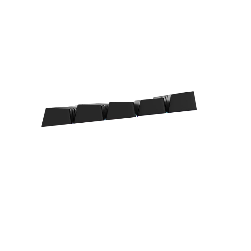 Keycaps Backlit Black US